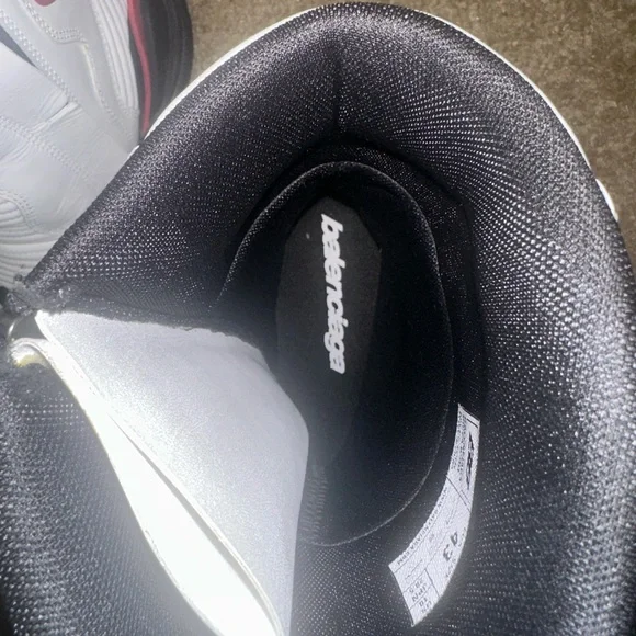 Balenciaga Black and White Combat Boots - Picture 7 of 7